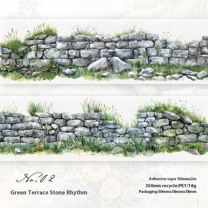 Green Garden Decorative Tape - Leprechaun Trap Camouflage & Nature Scenes