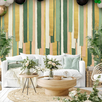 Irish Green Paper Streamers - St. Patrick's Day Party Decoration Garland Set