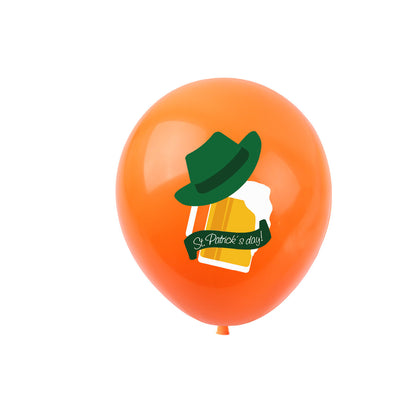 Premium Green Clover Latex Balloons - St. Patrick's Day Party Decorations