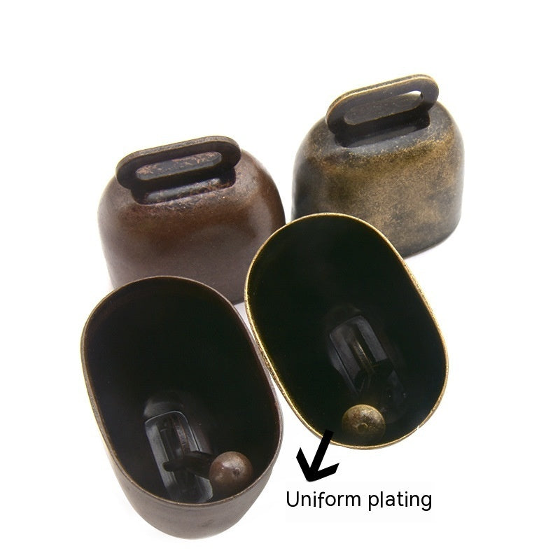 Metal Cow Bell Vintage Pet Calf Bell Red Bronze Bronze Bell Accessories