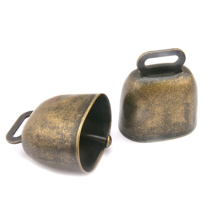 Metal Cow Bell Vintage Pet Calf Bell Red Bronze Bronze Bell Accessories
