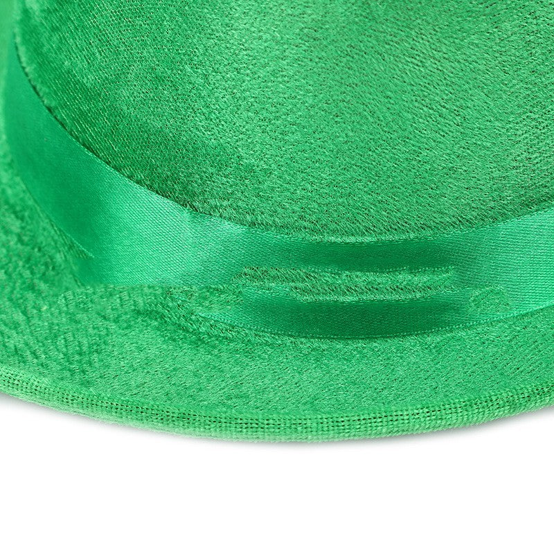 Classic Irish Green Knit Hat - St. Patrick's Day Plaid Beanie
