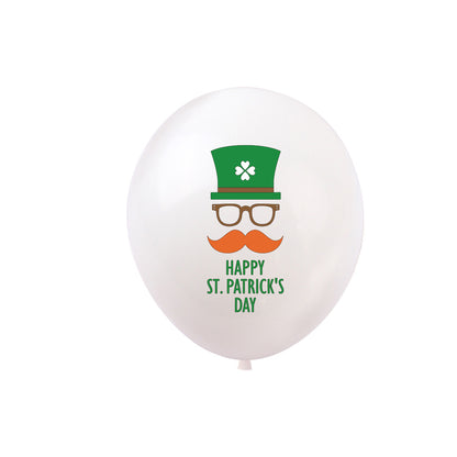 Premium Green Clover Latex Balloons - St. Patrick's Day Party Decorations