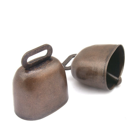 Metal Cow Bell Vintage Pet Calf Bell Red Bronze Bronze Bell Accessories