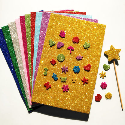 Glitter paper gold powder foam paper
