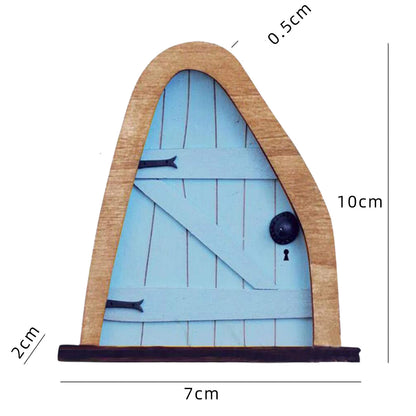 Miniature Decorative Scene Arrangement Tree leprechaun door