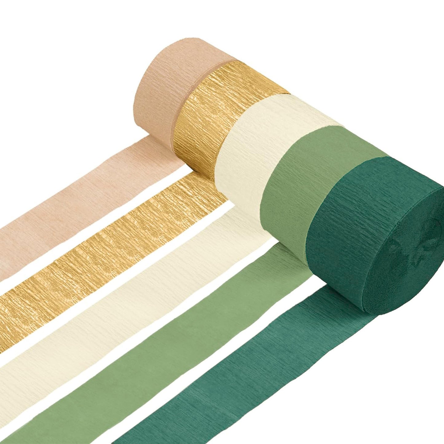 Irish Green Paper Streamers - St. Patrick's Day Party Decoration Garland Set