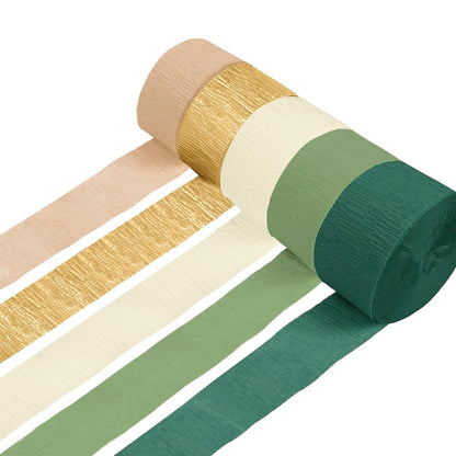 Irish Green Paper Streamers - St. Patrick's Day Party Decoration Garland Set