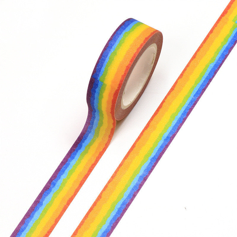 Rainbow And Paper Matte Hand Account Tape