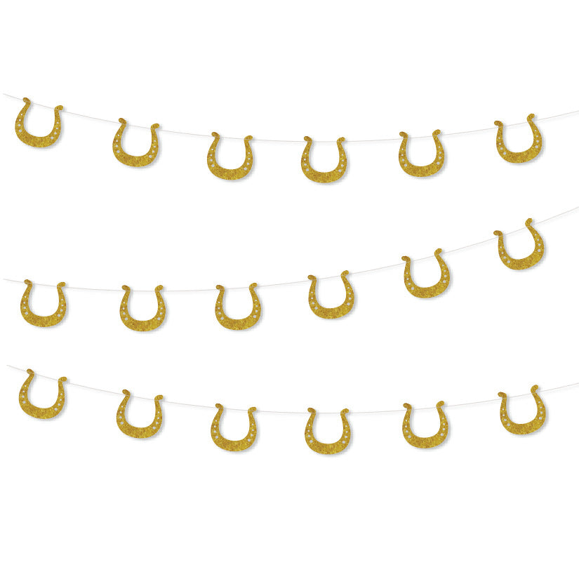 Irish Festival Paper String Decorations Party Pull Flower St Patrick's Day Party Decoration