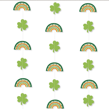 Irish Festival Paper String Decorations Party Pull Flower St Patrick's Day Party Decoration