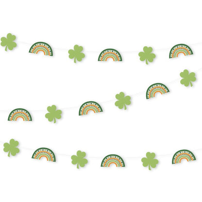 Irish Festival Paper String Decorations Party Pull Flower St Patrick's Day Party Decoration