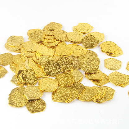 Premium Leprechaun Gold Coins - 100-Piece Trap Bait Treasure Set