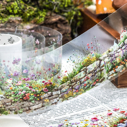 Green Garden Decorative Tape - Leprechaun Trap Camouflage & Nature Scenes