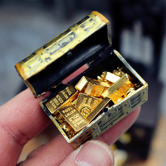 Premium Gold Bar Treasure Box - Leprechaun Trap Bait