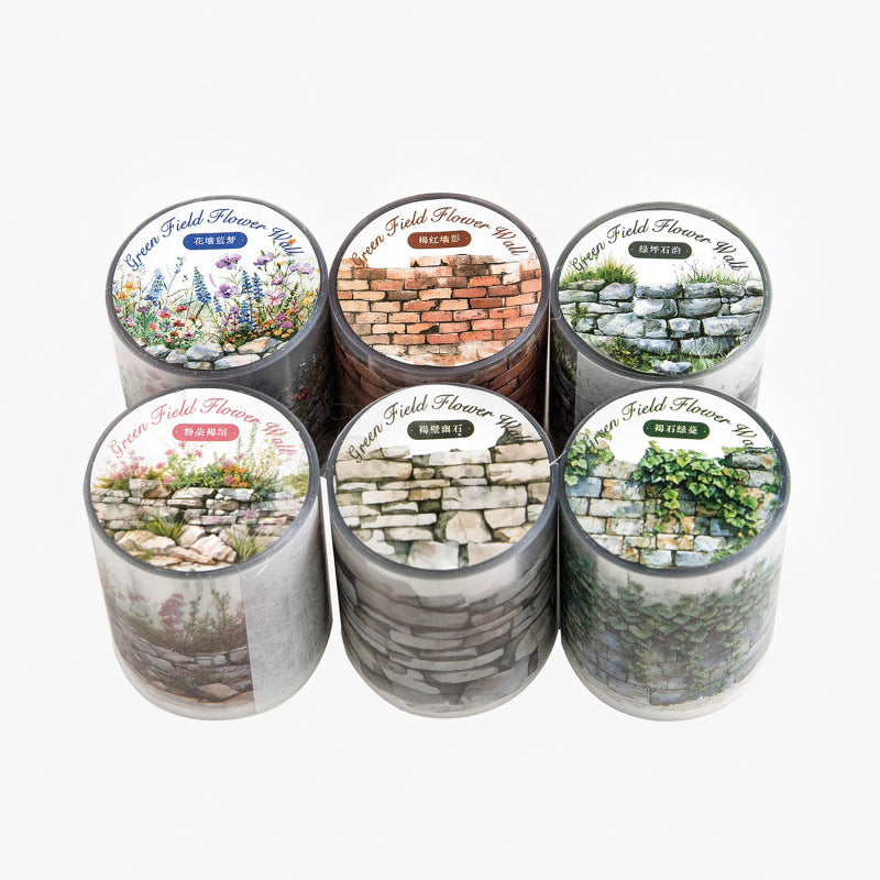 Green Garden Decorative Tape - Leprechaun Trap Camouflage & Nature Scenes